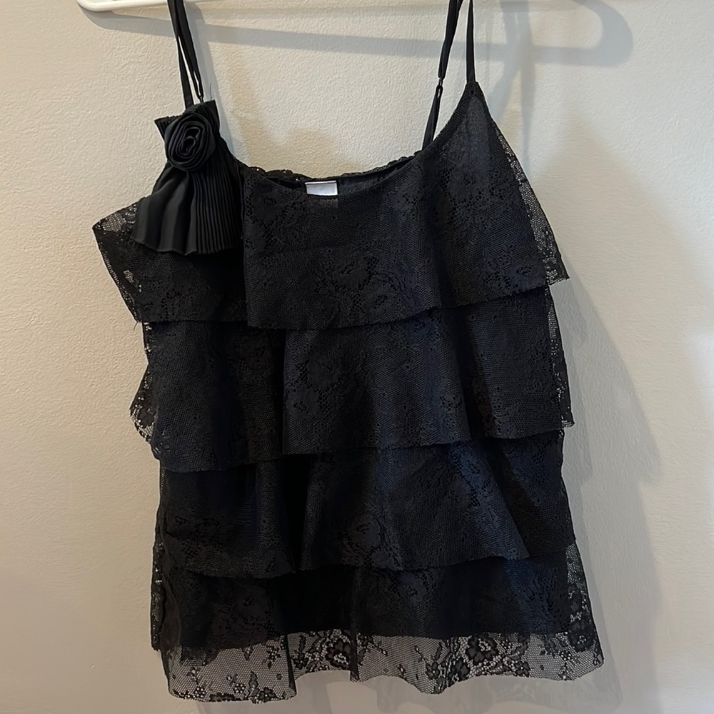 Parisian lace tank